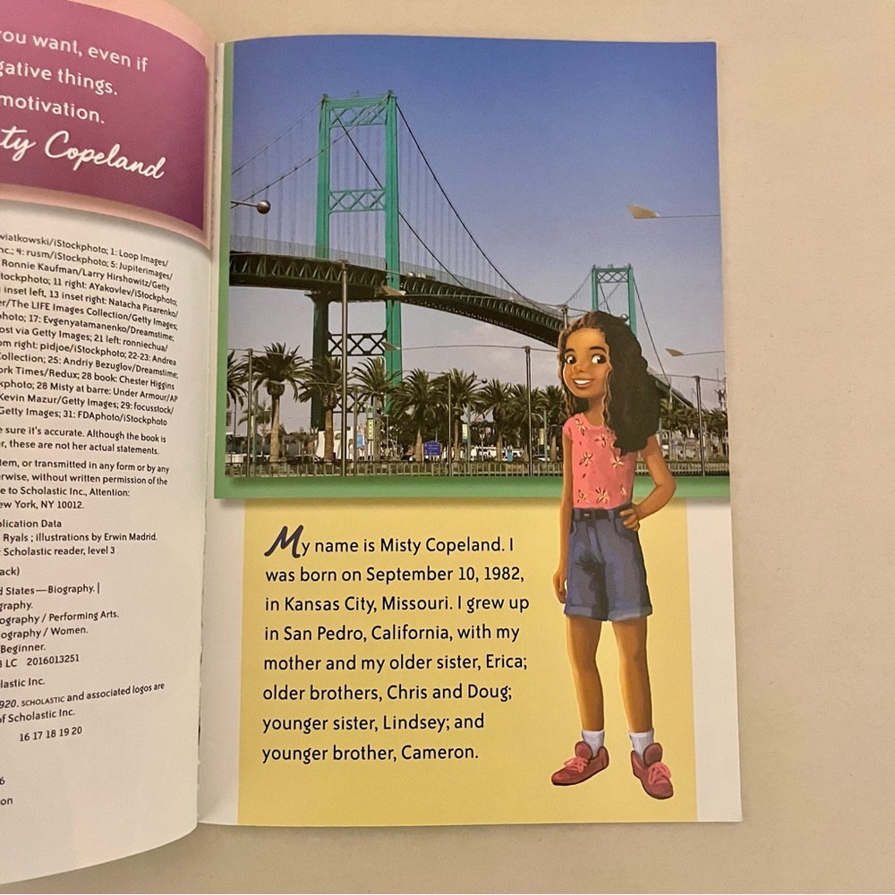 Misty Copeland, Ballerina Dreams, & Rosa Parks Scholastic Reader Paperback Books - Picture 4 of 10